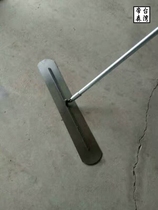 Rotating adjustable special-shaped clay board concrete thick high carbon steel mud trowel 1000mm can install wooden handle