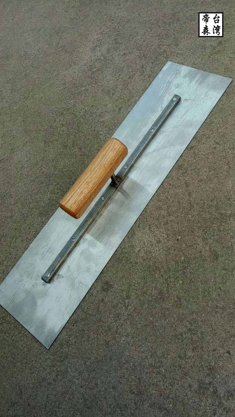 Single Handle Concrete Thick Large Area Lengthened Profiled Rag Scraper Rag Smear Trowel High Carbon Steel Rag