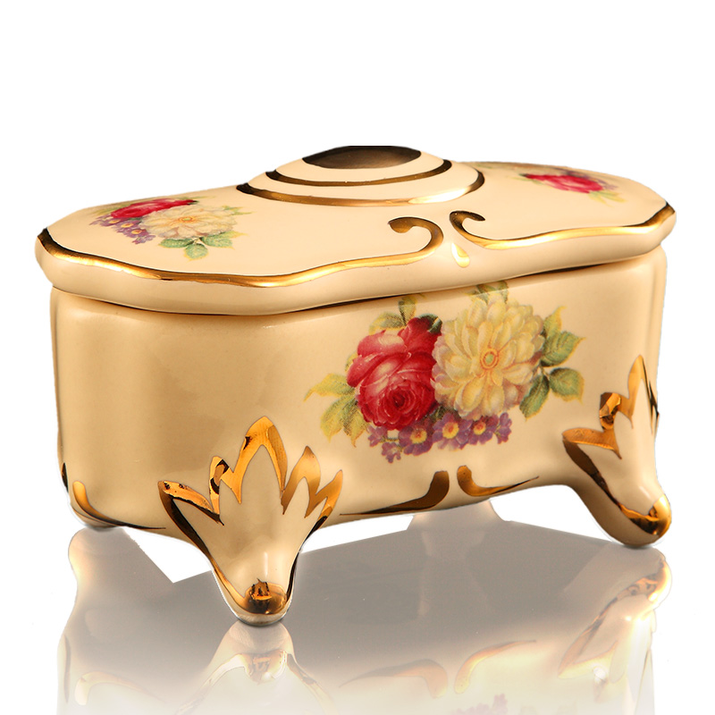 Vatican Sally 's luxurious ceramic toothpicks extinguishers European - style toothpick box of creative portable toothpicks as cans sitting room home decoration furnishing articles
