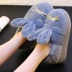 Dép cotton nữ tháng tháng mùa thu và mùa đông với nhà sau sinh tại nhà trong nhà dày đế dày chống trượt dễ thương shop bán dép Dép