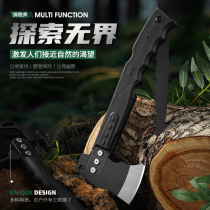 Outdoor Axe Multifunction Tactical Axe Logging Axe Tactical Axe and axe Knife Hand Axe with Sawdust Battalion of the Army Tomahawk Kaushan