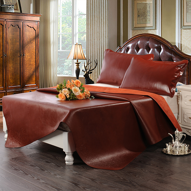 Special natural first layer buffalo leather mat bed mat cowhide mat 1 5 meters 1 8 meters three-piece set clearance