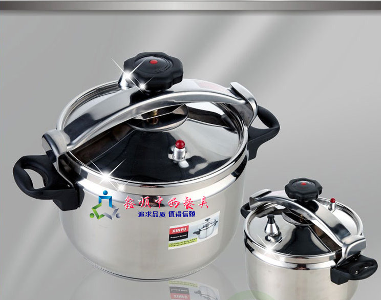 Xinfu high pressure cooker 304 stainless steel household gas multi - functional soup cooker thickness large pressure boiler commercial