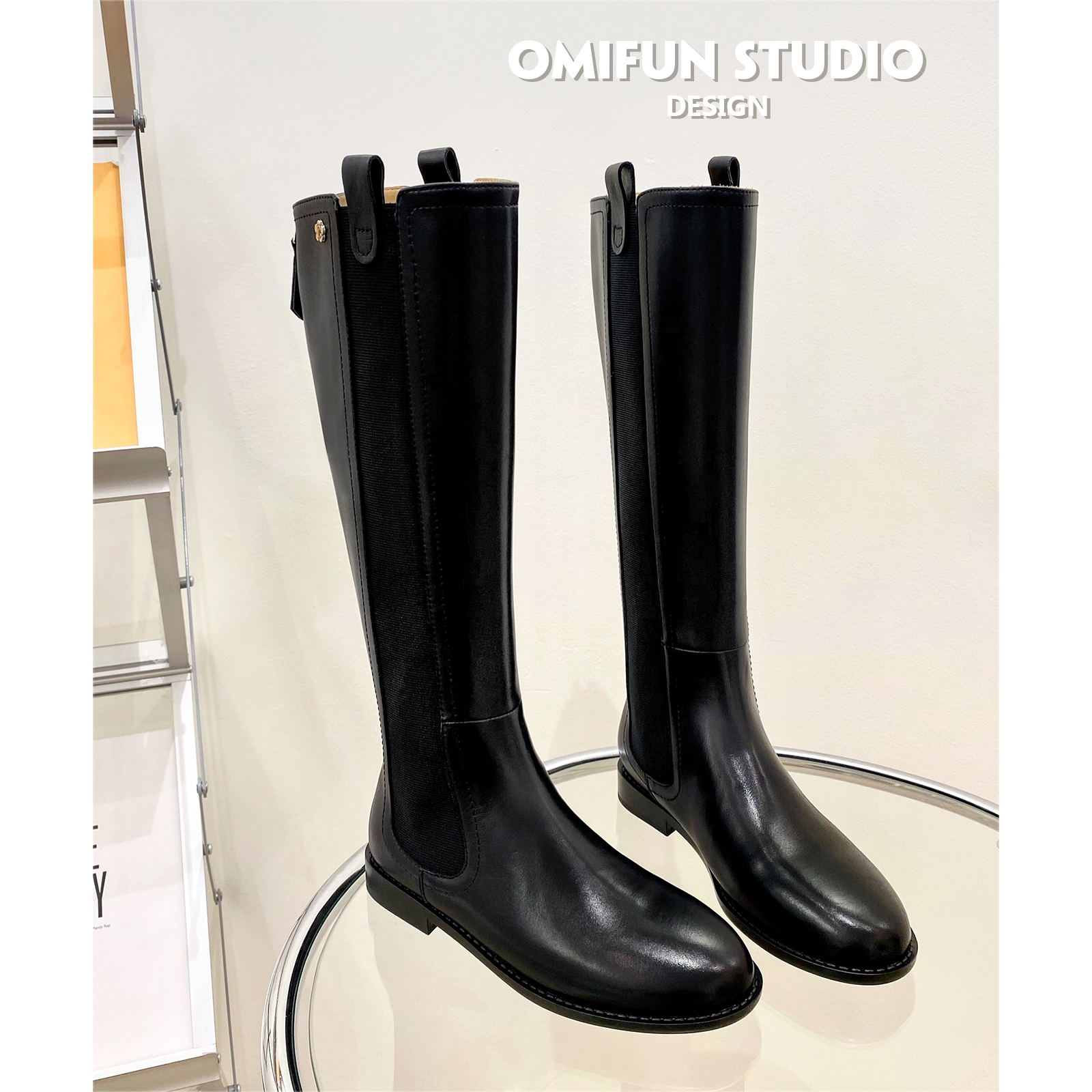 Small fragrant wind brown long boot female 2021 autumn winter new plus suede high cylinder riding boots though knee-thin and long cylinder boots