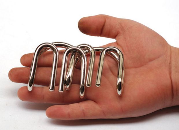 Giải pháp câu đố nhẫn M khóa người lớn mới lạ giải trí đồ chơi giải trí mở khóa giải pháp nhẫn tay kết hợp giết thời gian đồ chơi thông minh cho bé 2 tuổi