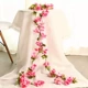 Mô phỏng hoa anh đào mía điều hòa không khí bao gồm ghế wicker trang trí hoa giả mây đám cưới phòng khách đặt hoa trang trí - Hoa nhân tạo / Cây / Trái cây hoa hồng giả