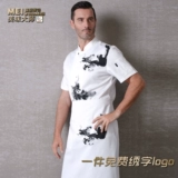 Личность шеф -повара в китайском стиле шеф -повар выпечка шеф -повара кухонная форма короткая работа шеф -повара обслуживает мужчин