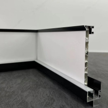 Integrated ceiling honeycomb panel staggered 2nd class aluminium beam luminous side luminous black white nude honeycomb plate plus high piece