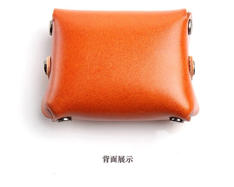 Vương quốc da nguyên chất Da tinh khiết Châu Âu, Nhật Bản và Hàn Quốc thời trang retro xe chìa khóa túi da thẻ xu gói ví nữ đẹp 