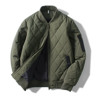 Mùa đông thủy triều thương hiệu MA-1 air Force jacket dày cotton quần áo ấm bóng chày đồng phục áo khoác cotton nam phiên bản Hàn Quốc tự tu áo khoác jean nam