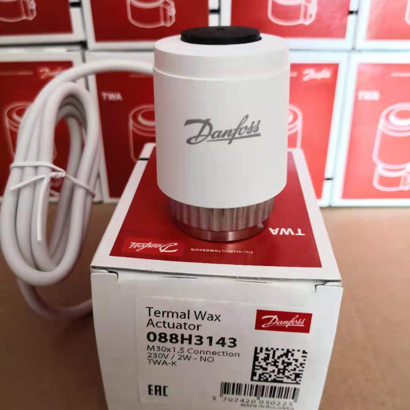 Danfoss TWA-K thermosolenoid valve actuator ground heating water division control thread M30 x 1 5