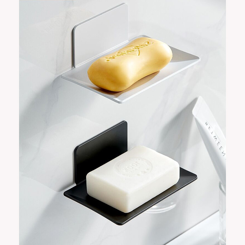 Open-free space aluminum bathroom with fertilizer box black creative wall hanging fertilizer frame frame frame box makeup room