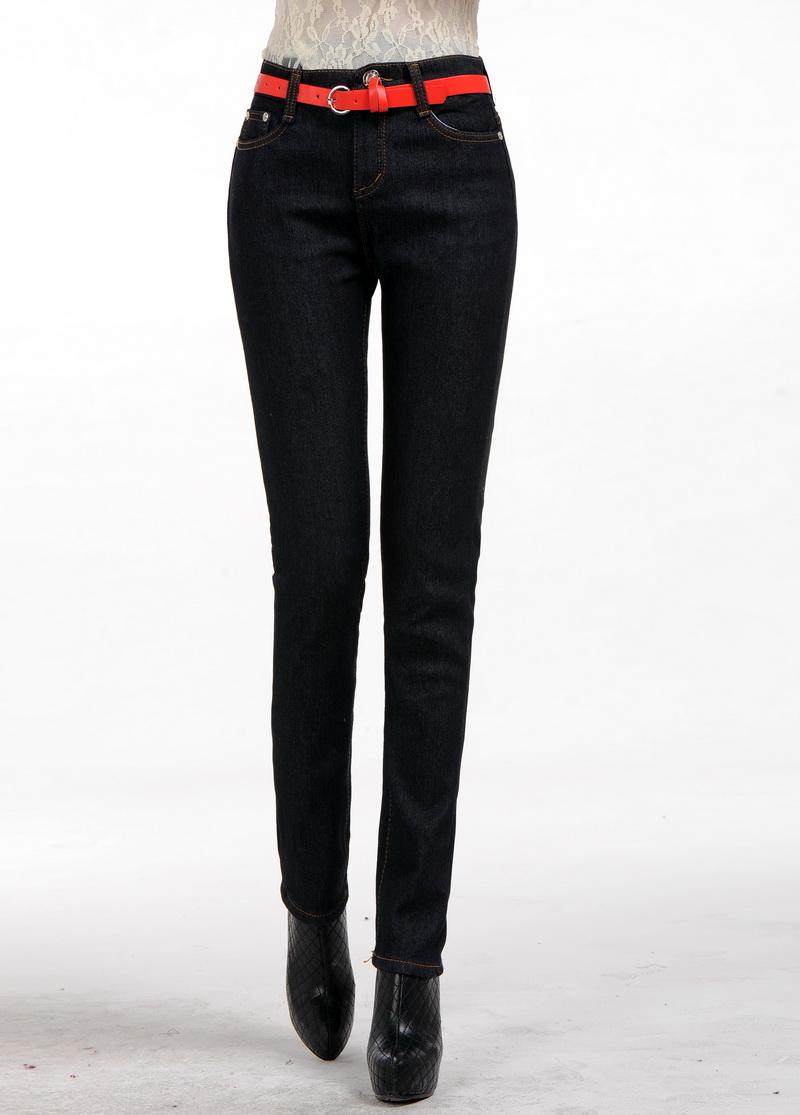 淘宝清仓 韩版 2013秋冬女牛仔裤 加绒加厚促销