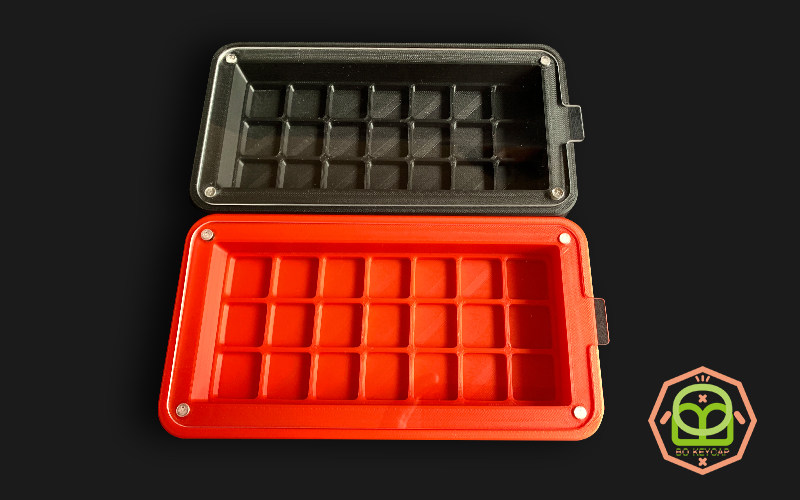 磁気吸引付き防塵収納ボックス,3D印刷キーキャップ,キーディスプレイ,1