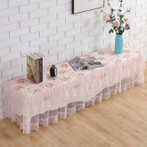 Coffee table tablecloth rectangular fabric lace table mat living room non-slip coffee table cover household TV cabinet dust cover