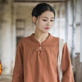 素禅 棉麻复古女装
