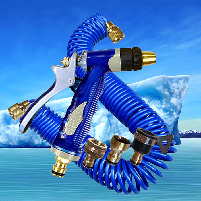 OFT full metal all-copper pick up anti-freeze anti-explosion pure EVA spring water pipe wash water gun suit 10-20 m