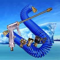 Cool strong all-metal all-copper connection household antifreeze and explosion-proof pure EVA spring water pipe high pressure car wash water gun 10~20 meters
