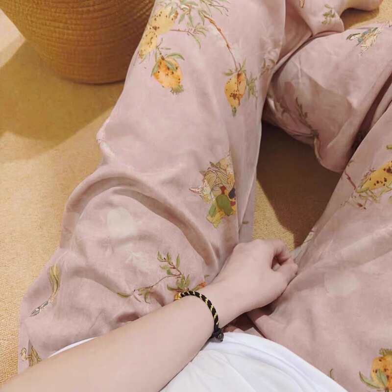 Chinese Style Cotton Pants for Women, Loose Wide-Leg Pants, Home Sleep Pants, Popular Online, Thin Beach Pants, Can Be Worn Outside, Long Pants for Women Chinese Style Cotton Pants for Women, Loose Wide-Leg Pants, Home Sleep Pants, Popular Online, Thin Beach Pants, Can Be Worn Outside, Long Pants for Women