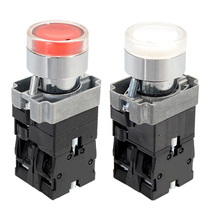 XB2-BW31M1C XB2-BW31M1C AC220V ZB2-BE101C ZB2-BE101C lamp flat head button switch one often open and close