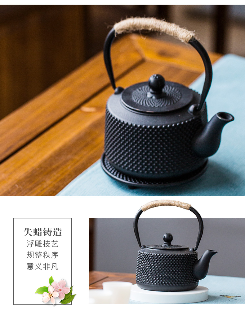 Iron pot of cast Iron teapot kettle boil tea machine manual imitation Japan Iron brother TaoLu suit household pot of electricity