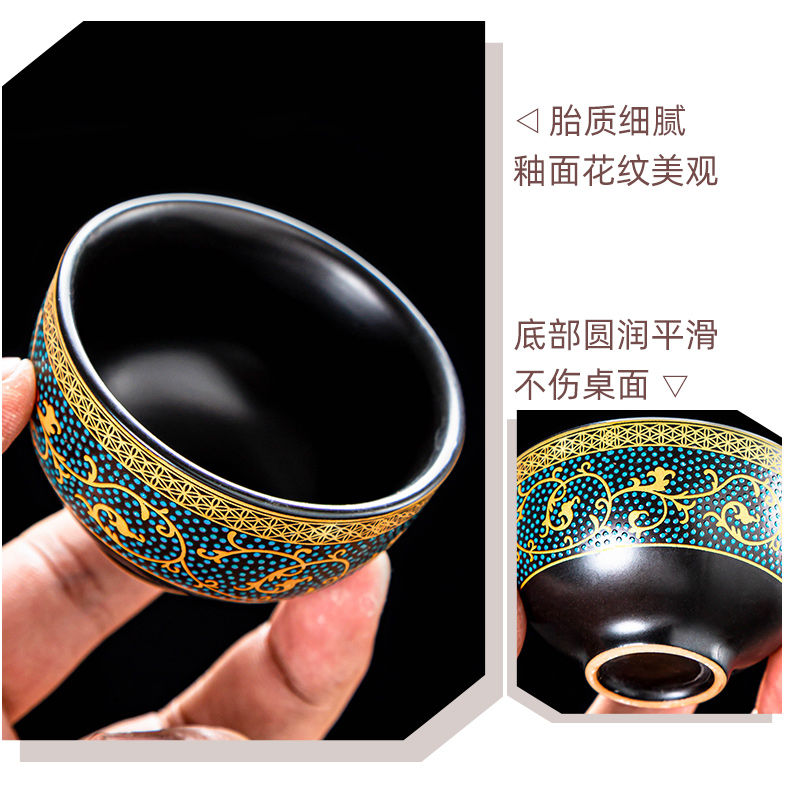 Lazy kung fu tea set suit household contracted and I ceramic cups stone mill automatic tea to prevent hot teapot