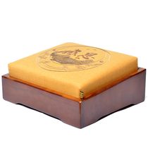 New Pindhu Peach Wood Baifo Mat Beaver Stacked Kneeling Bye-bye Cushion Home Temple Solid Wood