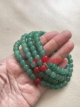 Natural Dongling jade finely carved 8 mm old type beads 108 Buddha beads bracelet handstrings jade and jade bouquets Jade Bouquets