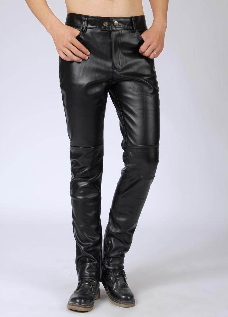 Pantalon cuir homme serré pour automne - Ref 1491374 Image 11