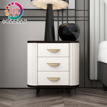 American Light Extravaganza Nightstand Bedroom Rear Now Minimalist Nordic Wind Bed Side Solid Wood Lockers Decent Board Room Villa Furnishings