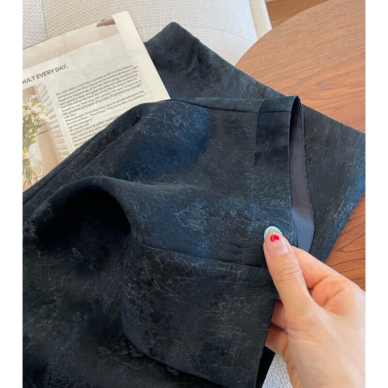 Unlined Walking Air-Conditioning Pants~ Floral Fragrant Cloud Yarn! 25mm Breathable and Cool, Chinese Style Dark Pattern Light and Shadow Casual Wear Unlined Walking Air-Conditioning Pants~ Floral Fragrant Cloud Yarn! 25mm Breathable and Cool, Chinese Style Dark Pattern Light and Shadow Casual Wear