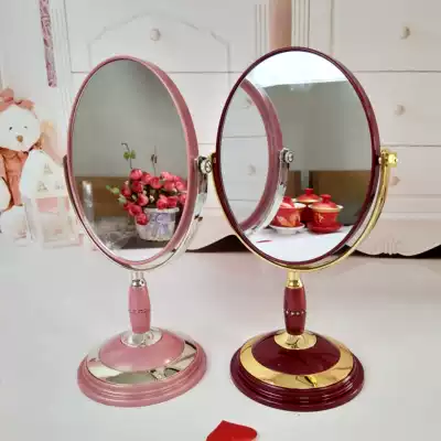 Wedding mirror European double-sided makeup mirror makeup mirror triple magnification bride pretend mirror