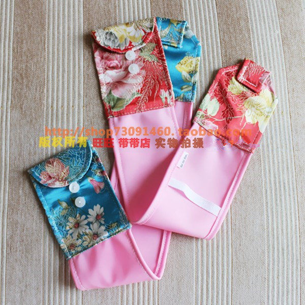 DM844a brocade peony sanitary belt menstrual underwear physiological pants sanitary underwear menstrual belt unisex