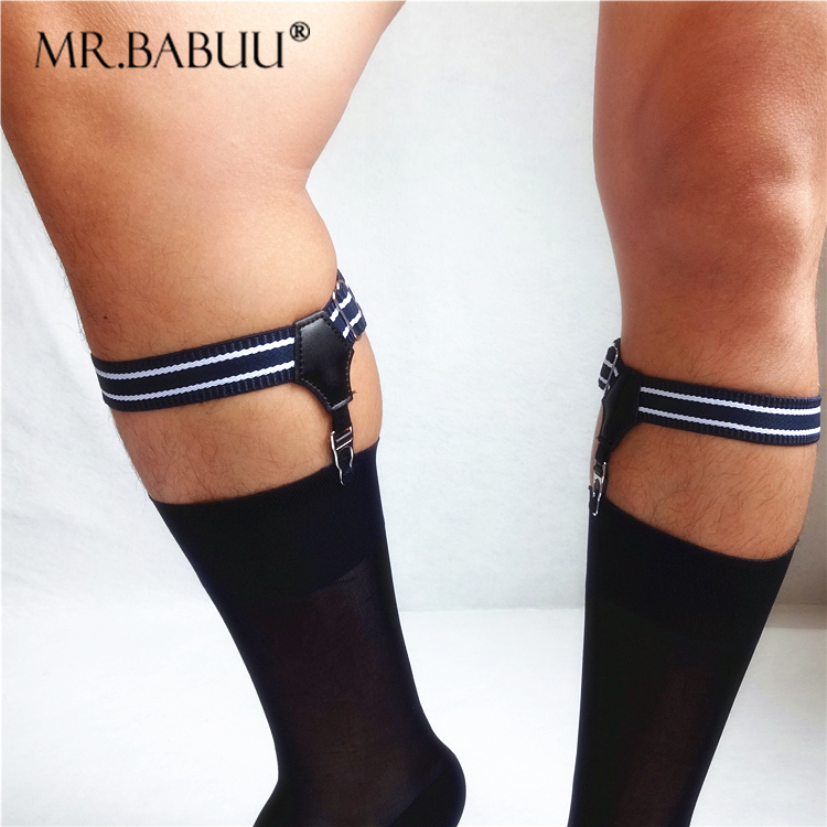 Ông Babu của nam giới clip duy nhất vớ vớ mỏng garter belt mặc quần áo vớ cố định khóa Châu Âu và Mỹ garter