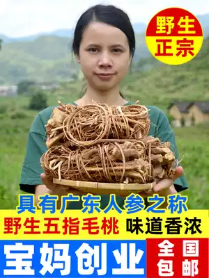 Guangdong Heyuan specialty wild five finger peach root fresh special natural Hakka stew soup 500g