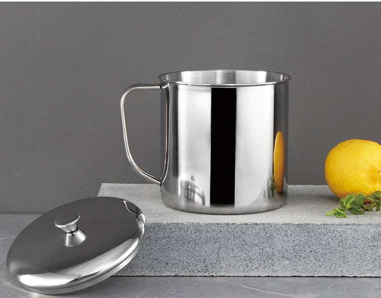Cốc inox 304 có nắp cốc mẫu giáo cốc học sinh trẻ em cốc người lớn uống nước trà xi lanh câu lạc bộ cốc bình thuỷ tinh đựng nước