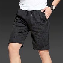 Summer shorts Mens casual camouflay elastic band Rope Pants Ins Overfire Black Casual Teenagers 50% Pants