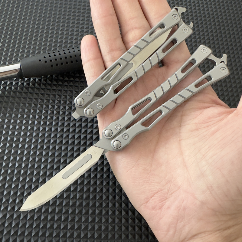 No. 60 Stainless Steel Utility Knife Practice Knife Folding Knife Keychain Knife Sharp Surgical Blade Express Box Opener No. 60 Stainless Steel Utility Knife Practice Knife Folding Knife Keychain Knife Sharp Surgical Blade Express Box Opener