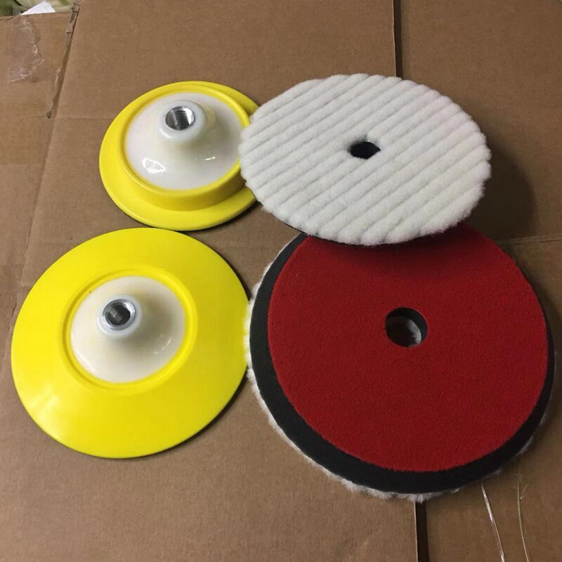 19 years new car beauty wool polishing disc mirror restoration disc waxing disc sponge disc does not lose hair and does not degumming - Taobao