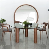 MOREDUO/Итальянский минималистичный письменный стол и стул Tilly, кресло из цельного дерева, тканевый одиночный стул, современный скандинавский стиль