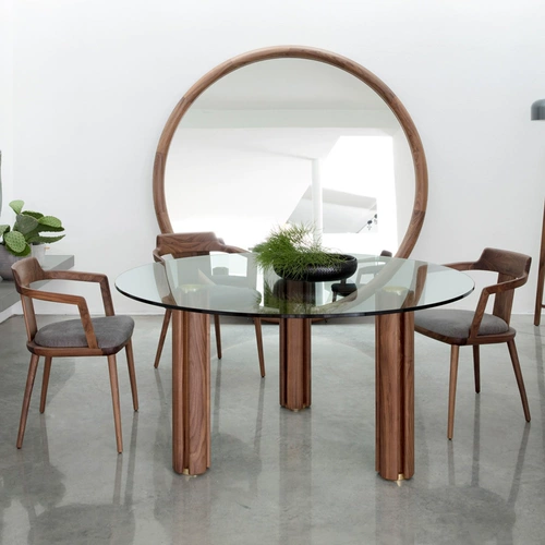 MOREDUO/Итальянский минималистичный письменный стол и стул Tilly, кресло из цельного дерева, тканевый одиночный стул, современный скандинавский стиль