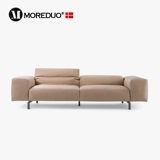 Медуо/Итальянский современный кожаный диван Scighera диван маленькая квартира Гостиная прямо вниз по ряду дивана вниз