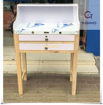 Workbench stainless steel leather desktop holding mold table playing gold platform kung fu table jewelry table jewelry gold tools
