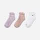 Nike official comfortable quick-drying training socks 3 pairs of summer breathable knitted sports support SX6890