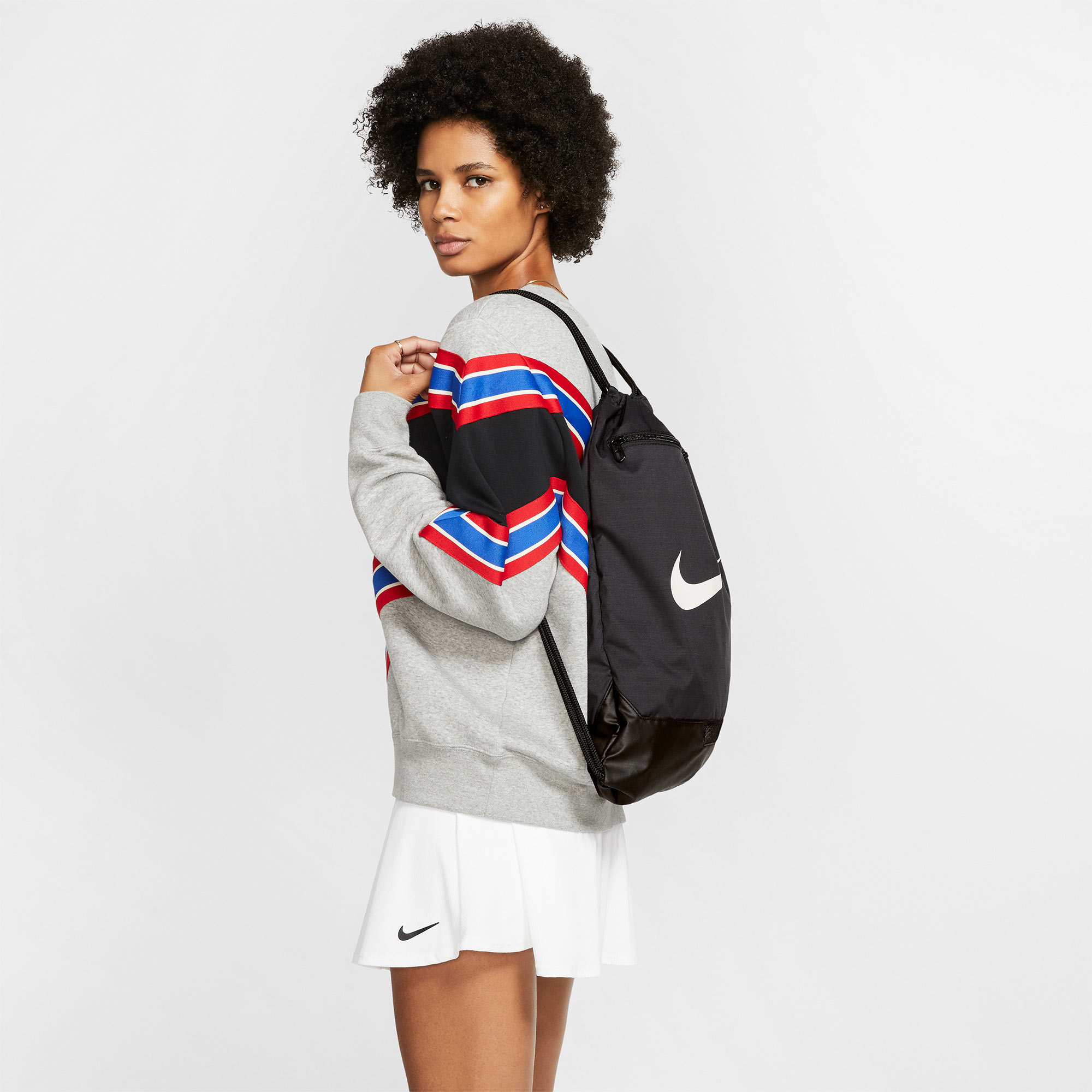 010 Black / Black / (White)Nike   Nike official NIKE   BRASILIA train Fitness bag BA5953