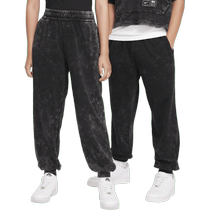Nike Nike official boys and girls plus velvet basketball trousers winter new sports pants retro knitted FZ5264