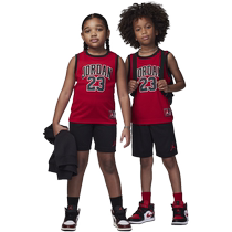 Jordan Official Nike Jordan Boys Toddler Jersey and Shorts Set Sports Breathable and Comfortable HF2234