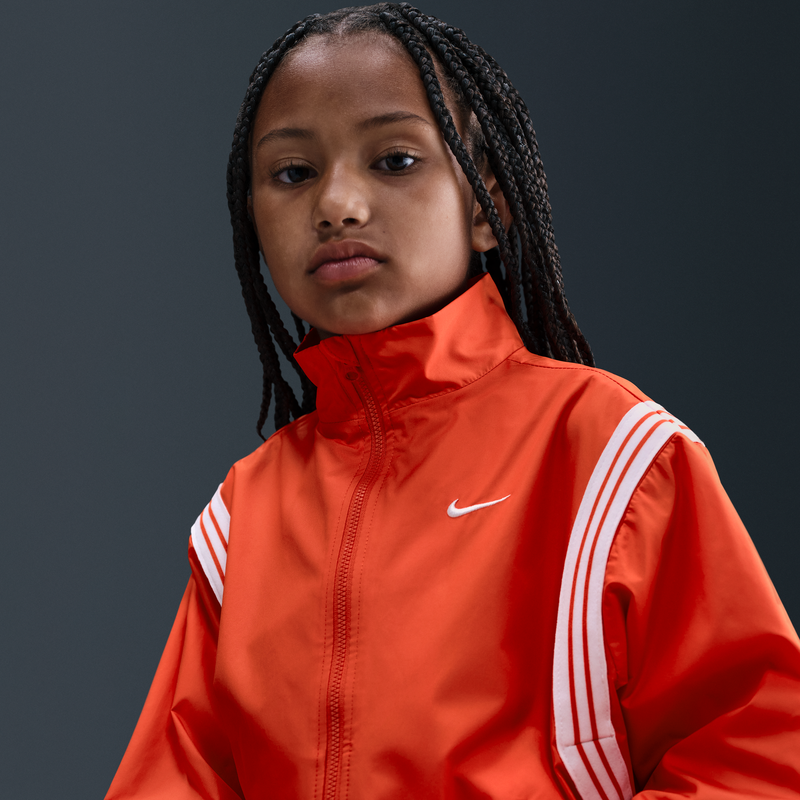Водонепроницаемая спортивная куртка для баскетбола Nike, для мужчин и женщин, для подростков, свободный/ свободный крой