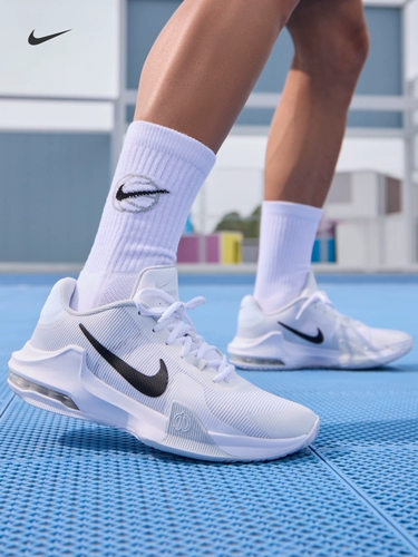 Nike, дышащая баскетбольная зимняя спортивная спортивная обувь с амортизацией