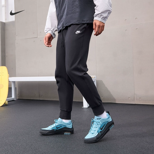 Nike, трикотажные хлопковые мягкие штаны для отдыха, осенние